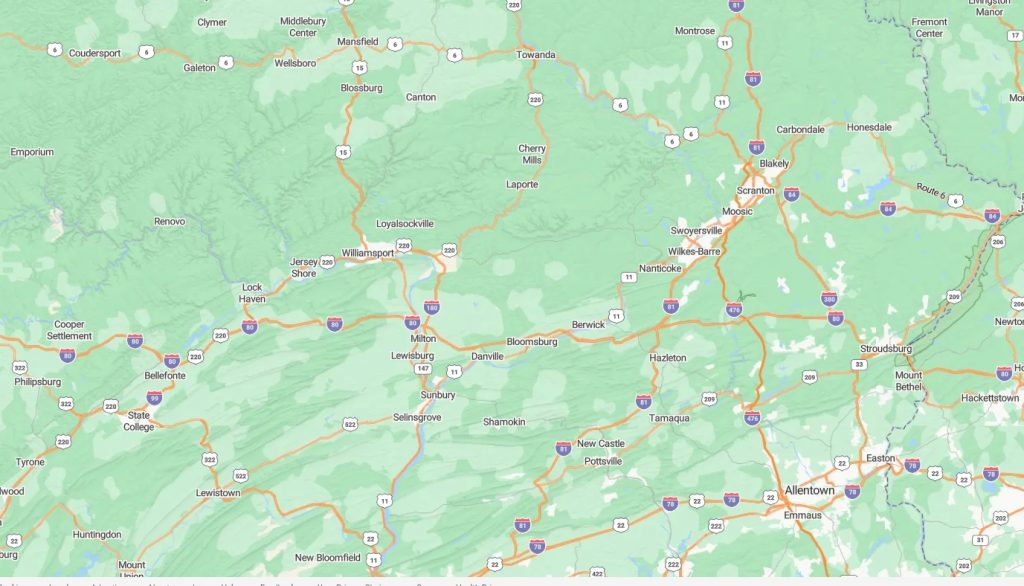 local map of area